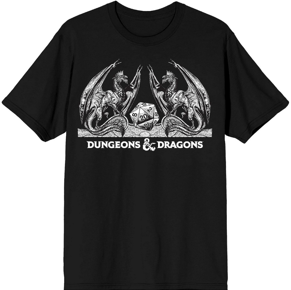 Men's Dungeons and Dragons D20 T-Shirt XL